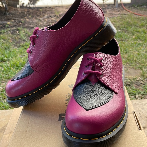Dr. Martens | Shoes | Dr Martens 461 Amore Fuchsia Black Womens 1 | Poshmark
